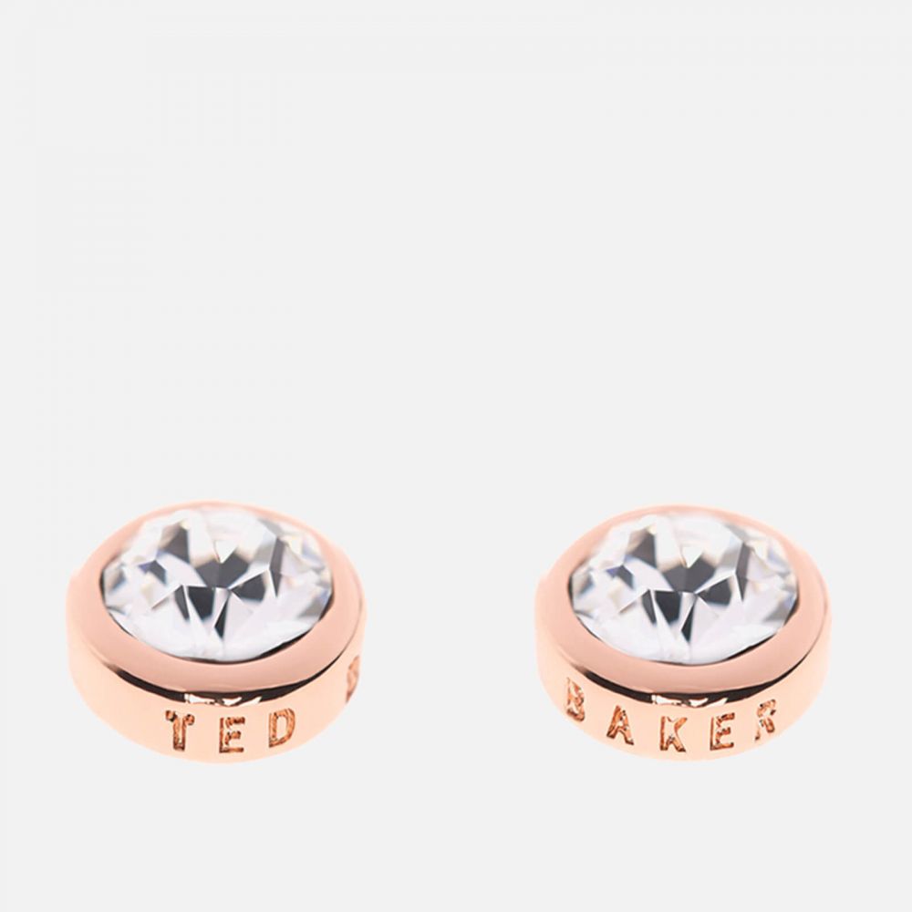 Sinaa Swarovski Crystal Stud Earrings - Rose Gold  | 原價£29 | 優惠價£21.75（約港幣HK$225）
