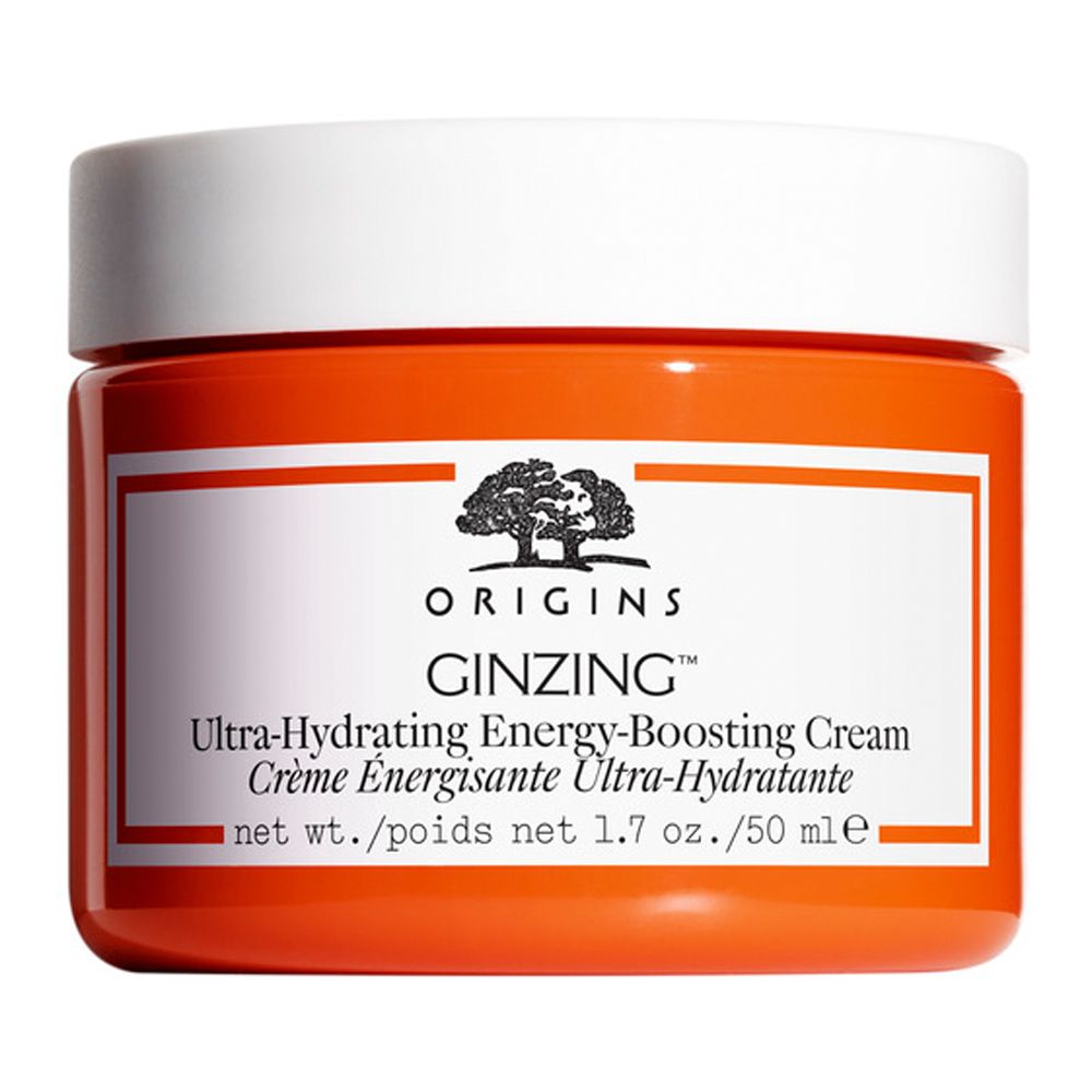 Origins GinZing™ Ultra Hydrating, Energy-Boosting Cream 50ml 原價 HK$295。  秋冬轉季必備面霜！富含咖啡因及人蔘的抗倦成份，幫助喚醒肌膚，高效保濕配方，足夠滋潤不黏膩。