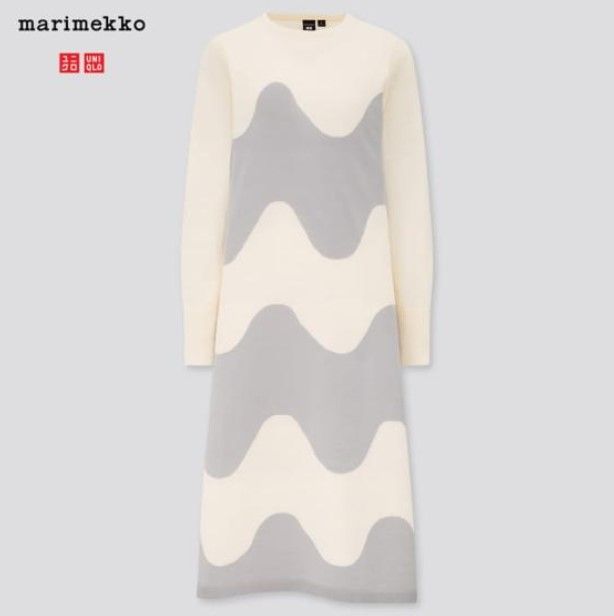 Marimekko Merino 混紡A字型連身裙 (售價：$399)