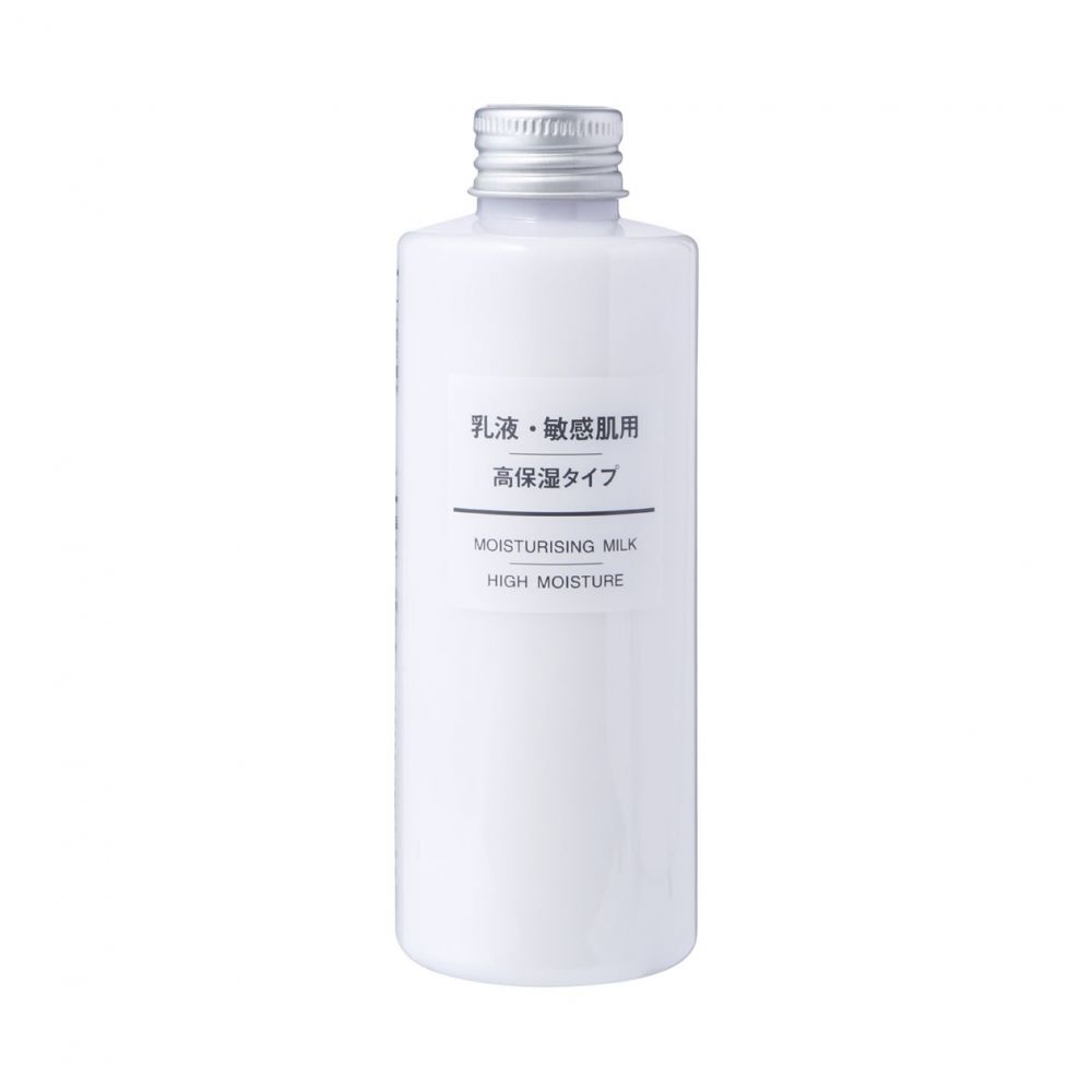 無印良品 敏感肌滋潤乳液 - 高保濕 200ml HK$65  以日本深山的天然水製成，低刺激性，適合敏感性肌膚，充分滋潤和保護皮膚。