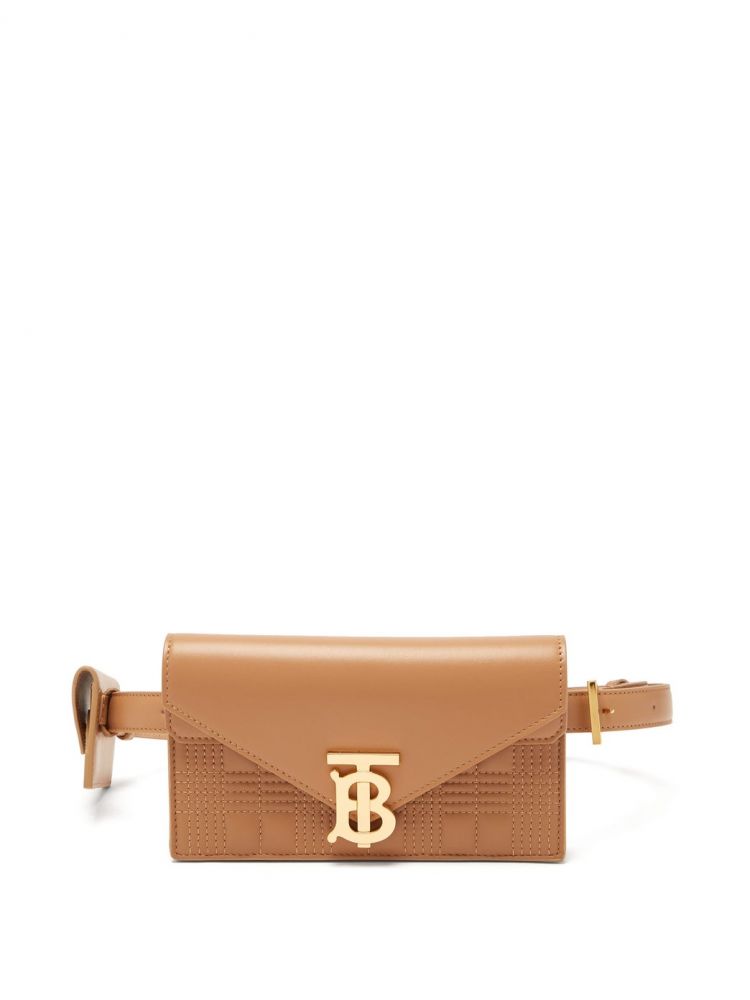 BURBERRY Envelope quilted-leather belt bag 原價 $7,905 | 特價 $5,533（Save 30%）