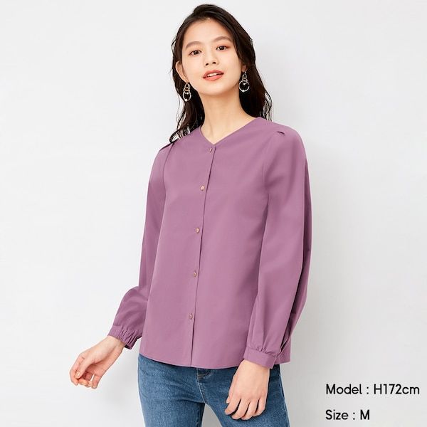 2WAY volume sleeve blouse (¥1,990+稅)