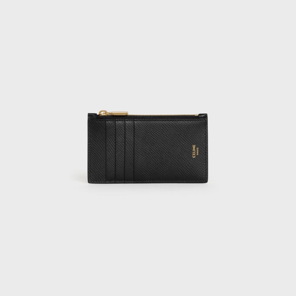 ZIPPED COMPACT CARD HOLDER IN GRAINED CALFSKIN HK$ 2,950 