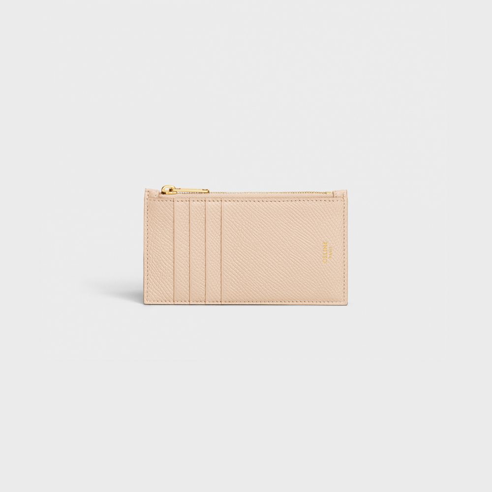 ZIPPED COMPACT CARD HOLDER IN GRAINED CALFSKIN HK$ 2,800 