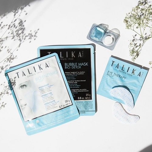 TALIKA - Instant Beauty Kit (售價 HK$150) 套裝內容︰BIO ENZYMES MASK - HYDRATING x1、EYE THERAPHY PATCH x1、EYE DECOMPRESS x1、BIO DETOX BUBBLE MASK x1