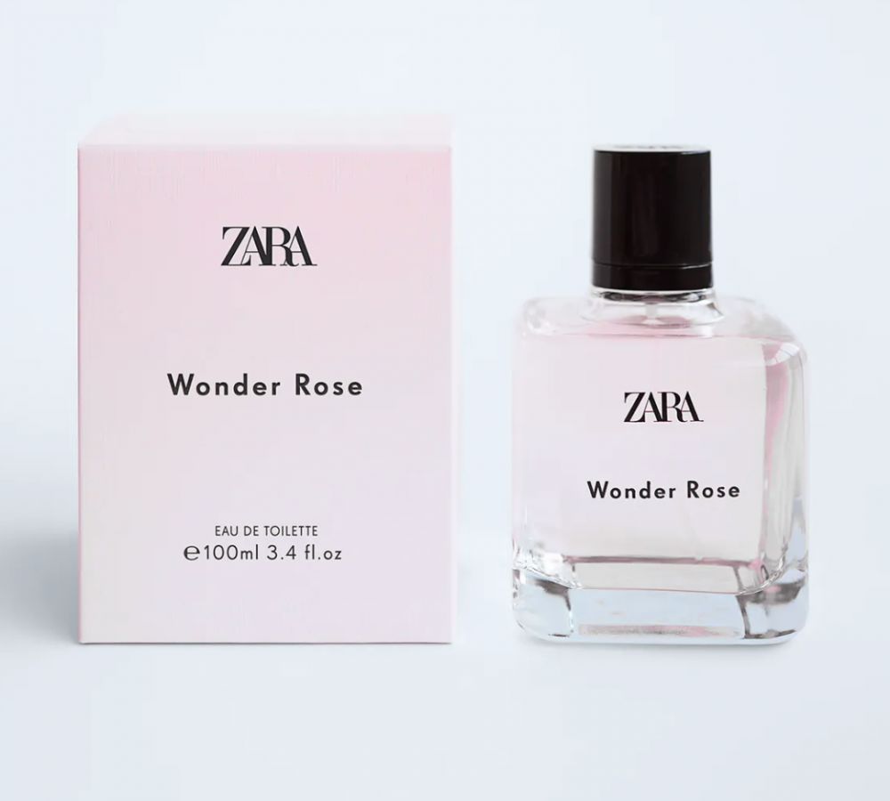 5. ZARA WONDER ROSE 售價HKD 49 | 10ml；售價HKD 139 | 100ml。 這款水果香調淡香水融合梨子、紅漿果和香草，香氣持久且細膩柔美。