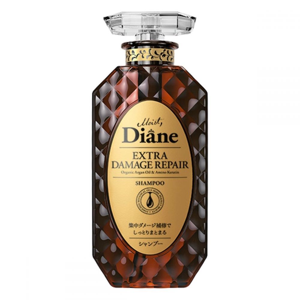 Moist Diane 香水貴油深層滋潤洗髮露 這款洗髮露成分採用了5種有機天然的精華油，不含刺激頭皮和破壞髮絲的化學成分，可以為頭髮帶來強效保濕、修護的作用。 
