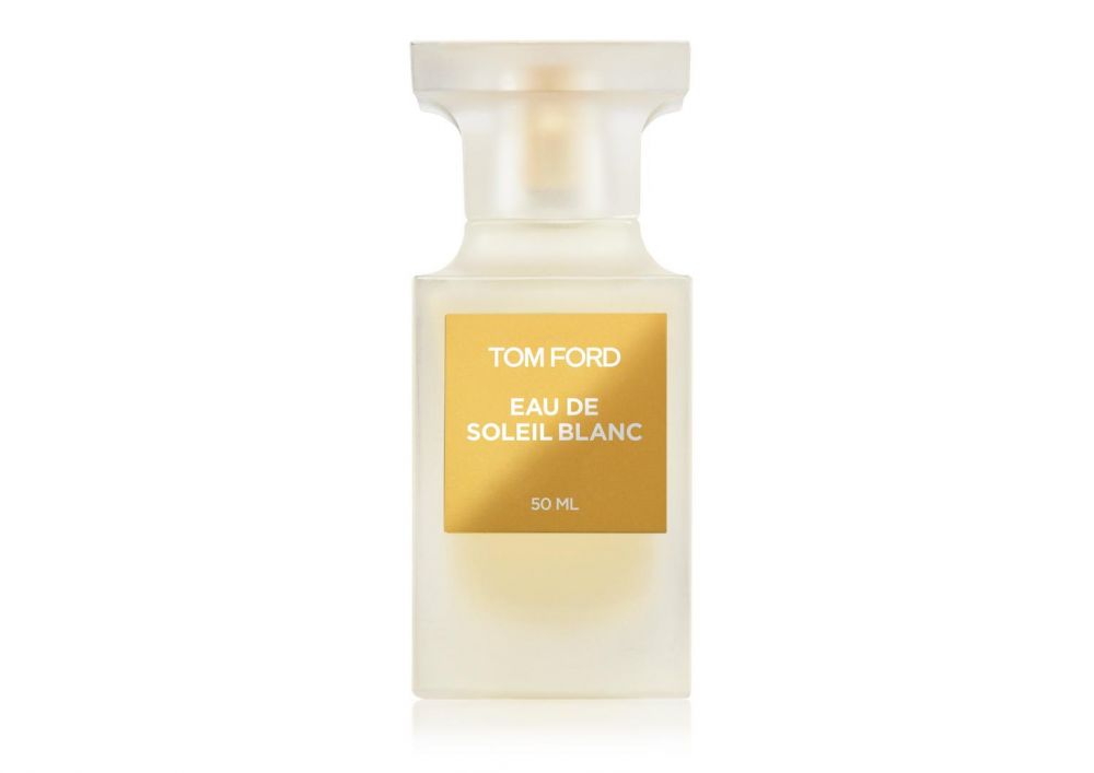 EAU DE SOLEIL BLANC (US$134/50ml)：香水充滿熱情柑橘香氣，混合橙花、茉莉、松柏油等的香氣，為香水帶來了平衡。