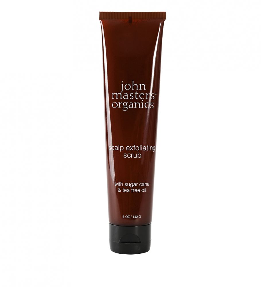 John Masters Organics -  Scalp Exfoliating Scrub with Sugar Cane & Tea Tree Oil (￥4400/142g) 具高保濕力，可清除頭皮中多餘的皮脂和老廢角質，帶來清爽感覺。