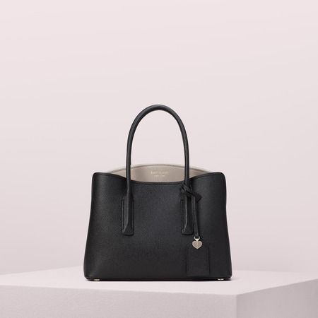 MARGAUX Medium satchel (Color: Black/Beige Muilti)  | 7折後HK$ 2030