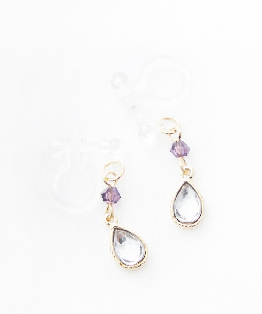  Mini drop stone earrings ¥ 330
