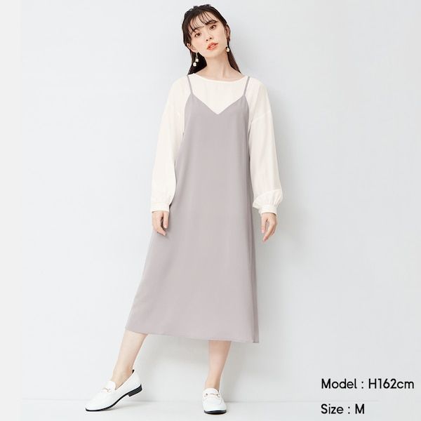  Satin camisole dress (¥1,990+稅)