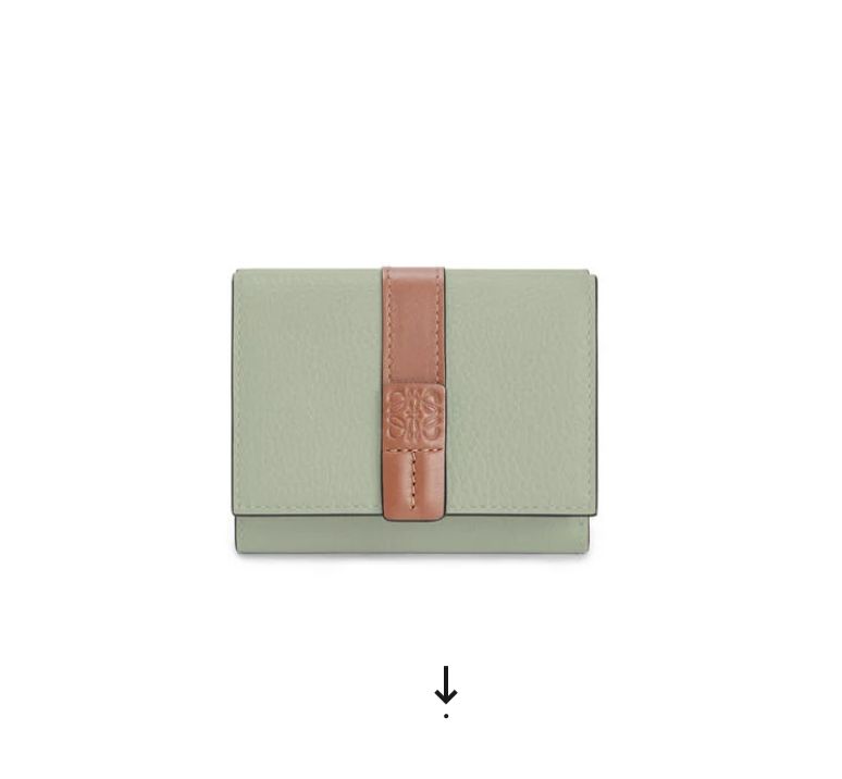 LOEWE Small vertical wallet in soft grained calfskin 售價HK$ 4,800