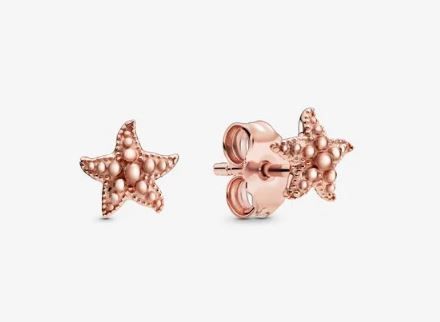 圓珠海星針式耳環 原價 HK$499.00 現價 HK$249.00