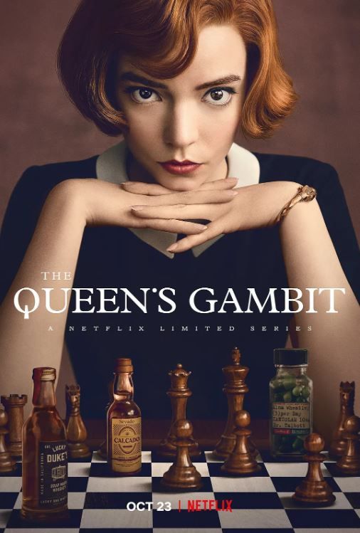 劇情類：《The Queen’s Gambit 后翼棄兵》 這套十月底上架的美劇講述女主角從孤兒到西洋棋后的故事，當中還探討了男性霸權、友情等問題。