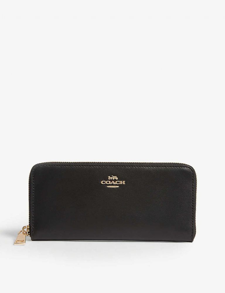 Leather zip-around wallet  售價  $1120 | 香港售價HK$2800