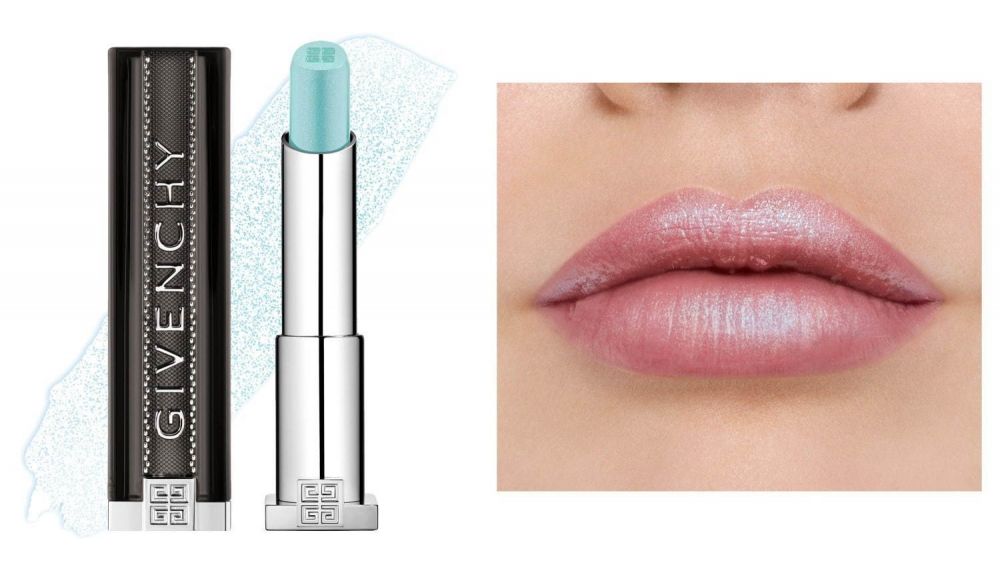 Rouge Interdit Lipstick (4,000円＋稅)：限定#01色號是偏冷色調珠光的效果，使用後能夠令嘴巴看起來更立體，亦能提高包滿的感覺，適合搭配不同唇膏使用。
