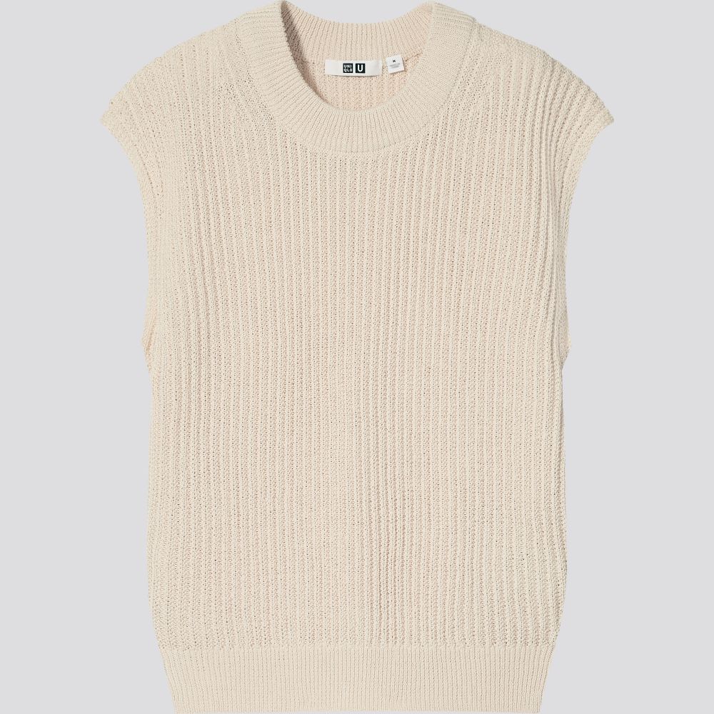 U棉質混紡圓領針織衫 (HK$199) U棉質混紡圓領針織衫 (HK$199)