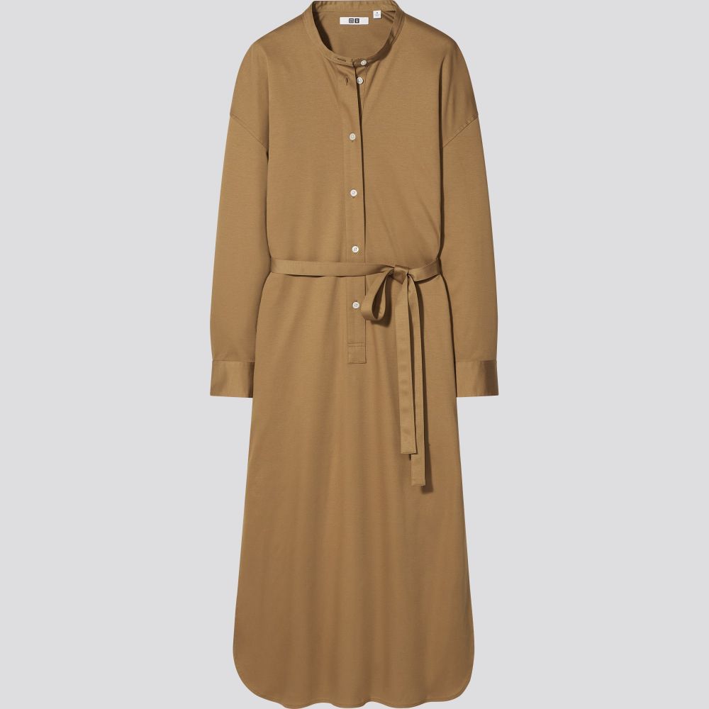 U絲光棉繫帶連身長裙 (HK$399) U絲光棉繫帶連身長裙 (HK$399)