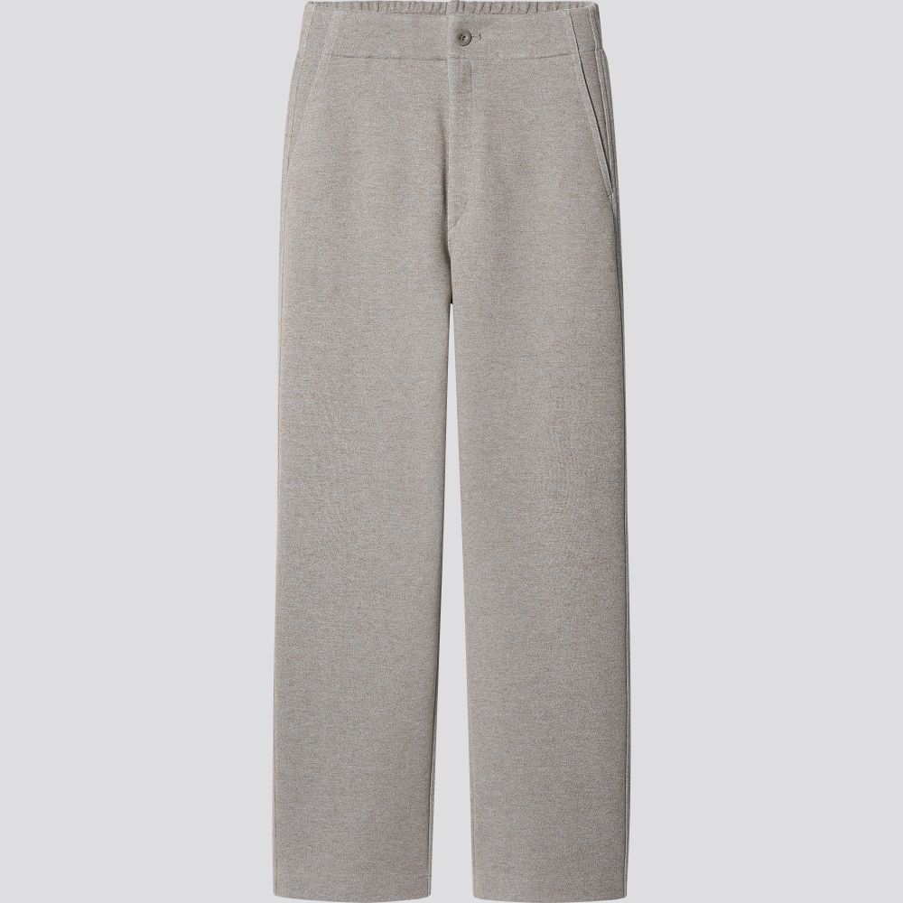 U針織休閒直腳長褲 (HK$299) U針織休閒直腳長褲 (HK$299)