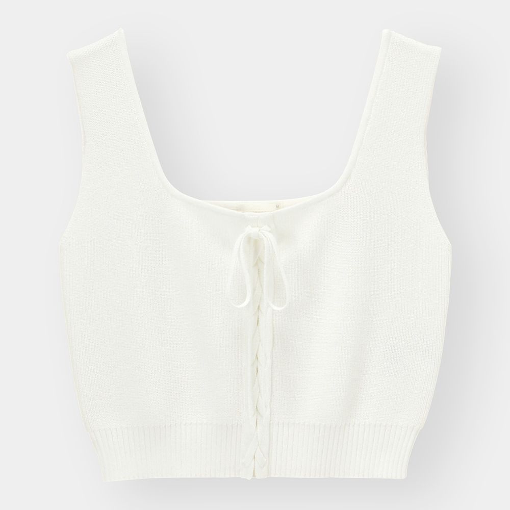 Lace up knit bustier ($149)