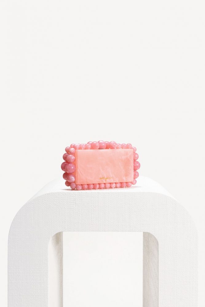 Eos Box Clutch - Pink (HK$‌2,400/9 x 5 x 2 inch)