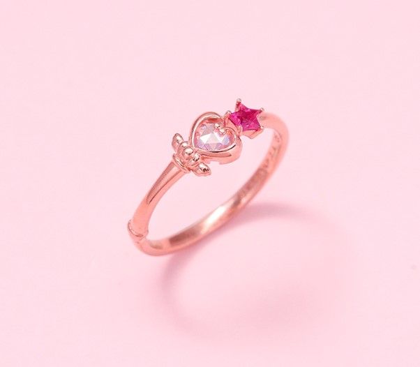 Sailor Moon Pink Moon Stick Ring (₩29,900)