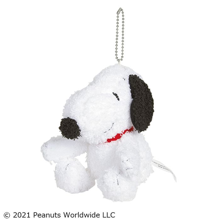 大容量Snoopy Tote Bag搭配毛茸茸掛飾，非常可愛，喜歡Snoopy的你不要錯過！
