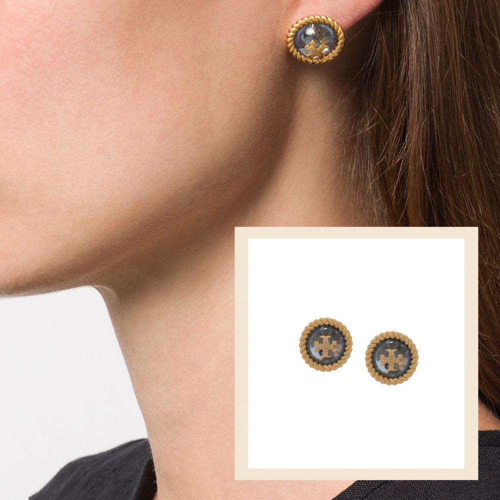 logo monogram earrings｜HK$1,086