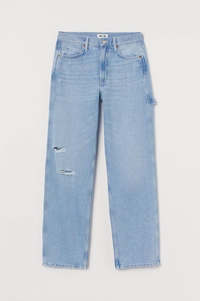 Slouch Straight High Jeans CAD $59.99