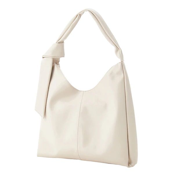Soft leather touch tote bag + E│日元¥2,990 (不含稅)