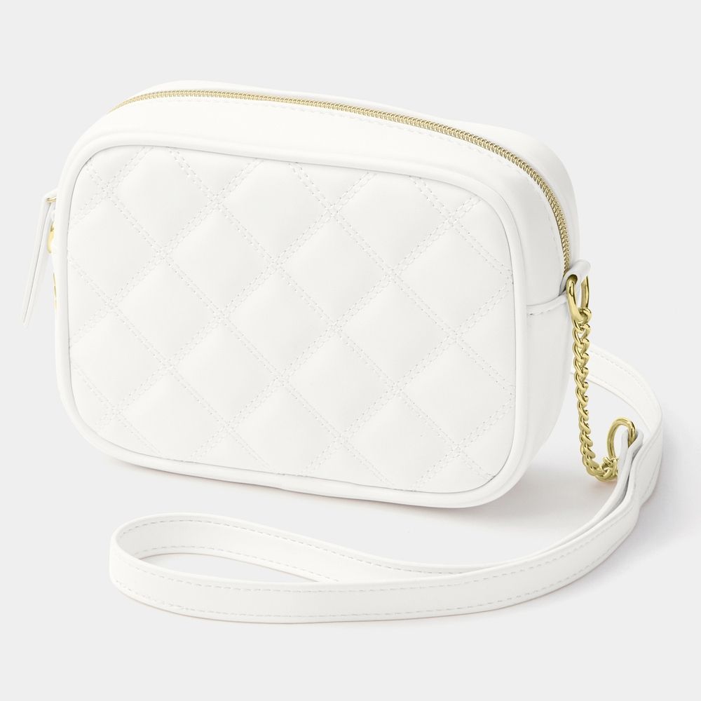Quilting mini shoulder bag WHITE│HK$179