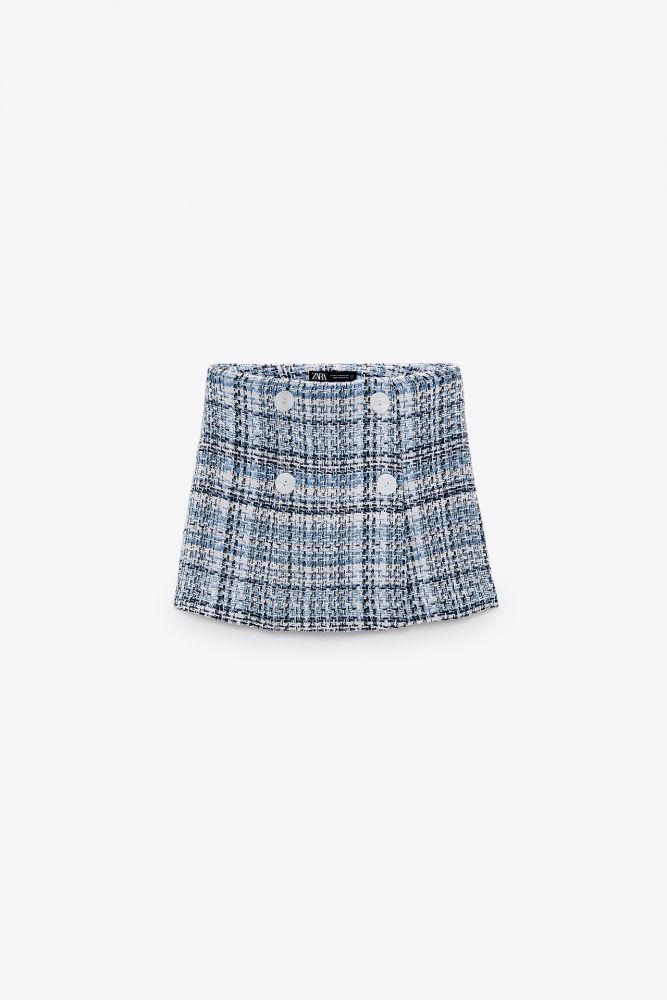 紋理紡織短褲裙 (HK$299)