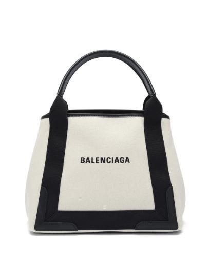 BALENCIAGA Cabas S logo-print leather-trim canvas tote bag 網購價HK$7,520 | 香港官網售價 HK$9,000