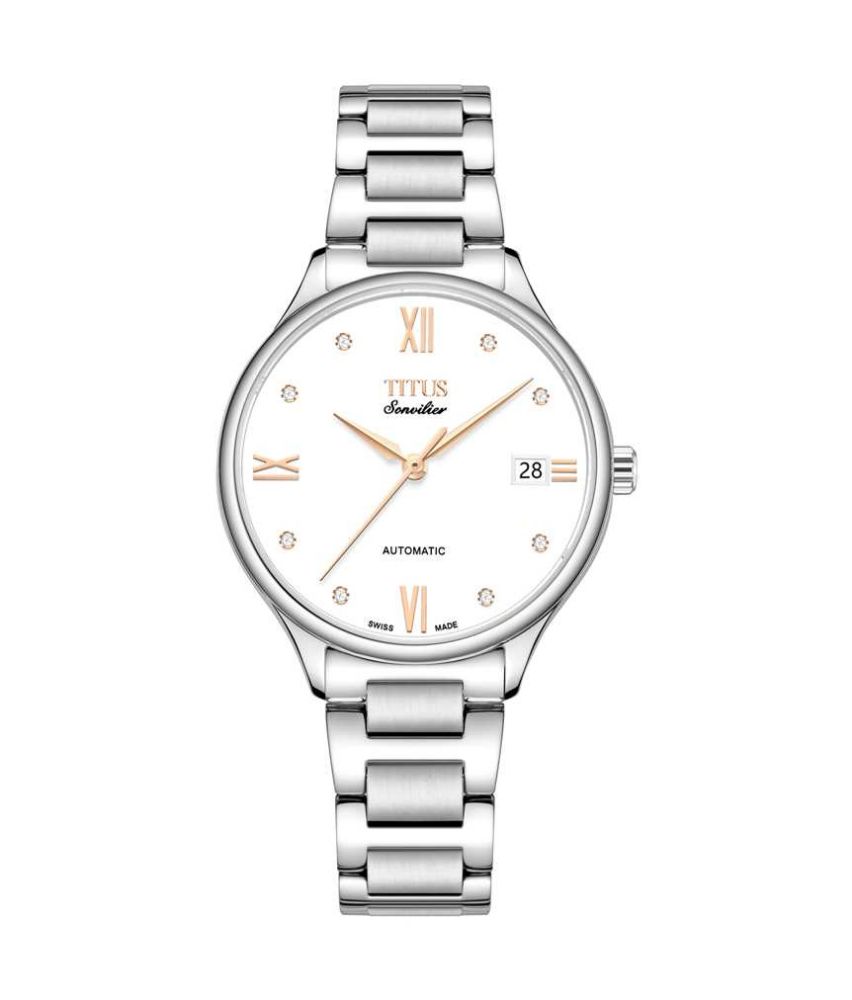 Sonvilier瑞士製三針日期顯示自動機械不鏽鋼腕錶  原價HKD 4,780 | 現售HKD 2,500