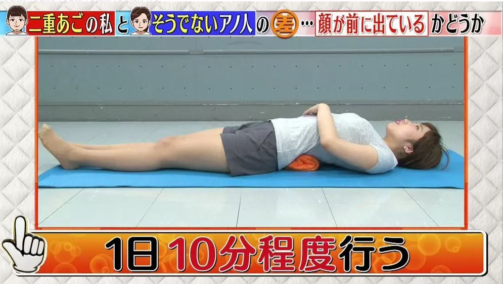 放在地板和背部之間。