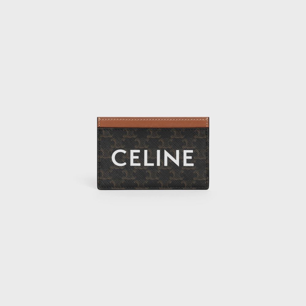 CARD HOLDER IN TRIOMPHE CANVAS WITH CELINE PRINT HK$ 1,950