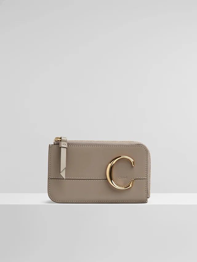 Chloé C small coin purse in shiny & suede calfskin HK$ 2,200