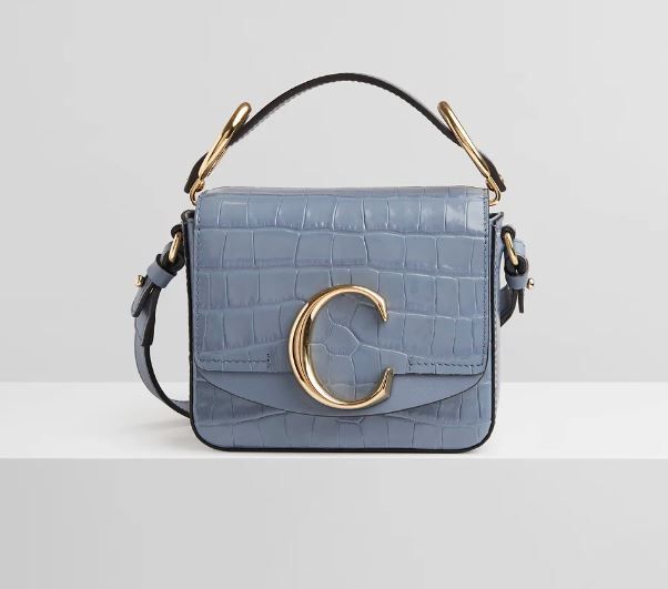 Chloé C mini bag in embossed croco effect on calfskin 原價HK$ 13,400 現價 HK$ 9,380