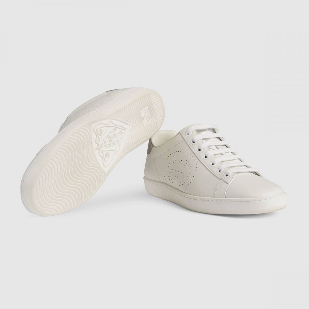 Gucci Interlocking G Ace女裝休閒鞋(白色) 網購價HK$ 4,560 | 專門店參考價HK$ 5,300