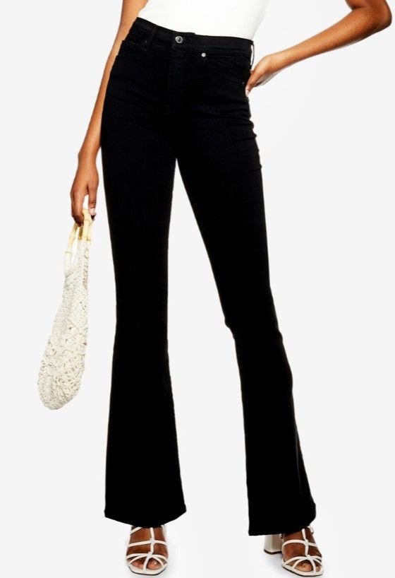 Black Jamie Flare Skinny Jeans (原價：HK$500/現售：HK$398.8) 輸入優惠碼【HOTSALE38】便可享有額外62折優惠