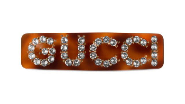 GUCCI 水晶Gucci單品髮夾 HK$ 3,350