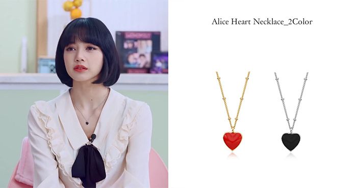 Alice Heart Necklace_2Color $44.14美元