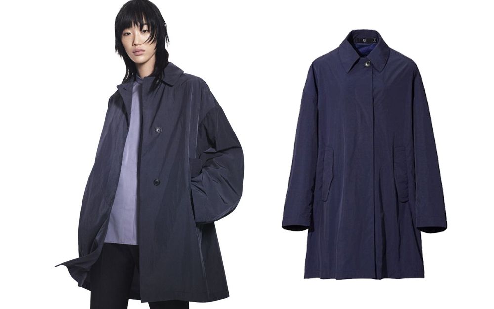 女裝 +J 寬鬆輕型大衣 (HK$899)
