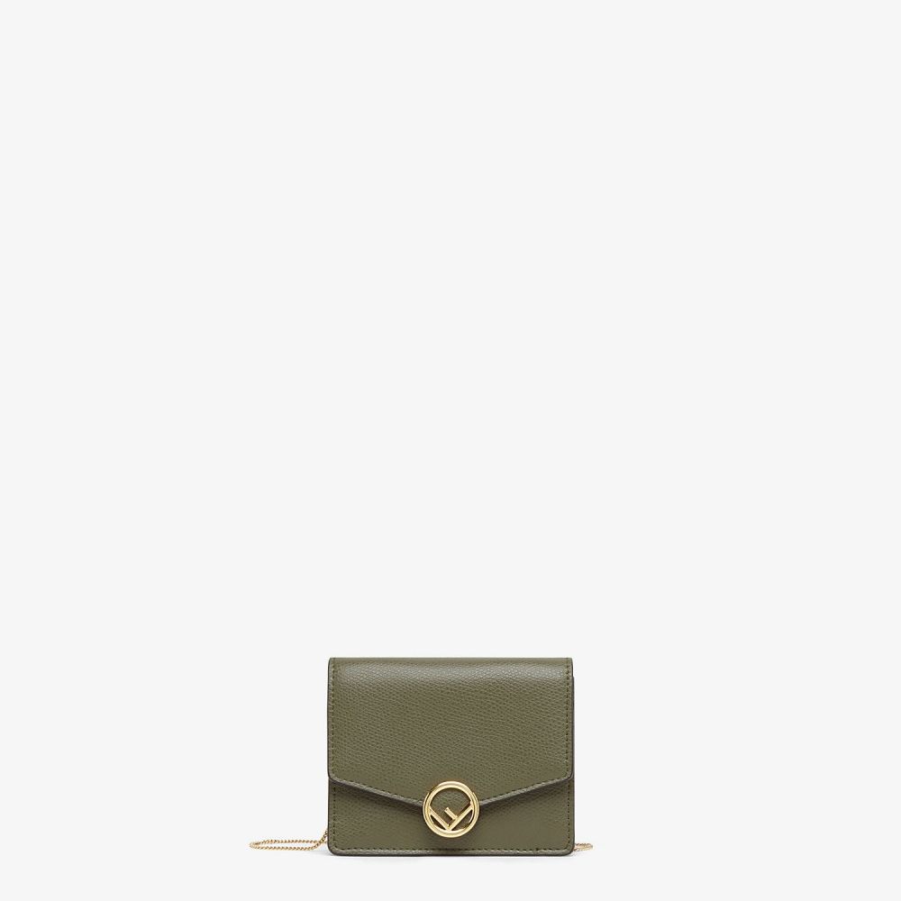 FENDI WALLET ON CHAIN Green leather mini-bag HK$ 5,800