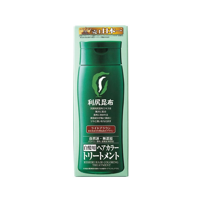 Rishiri飄然 利尻昆布白髮染色護髮膏-自然黑色 | 售價$199/200g | 產地：日本