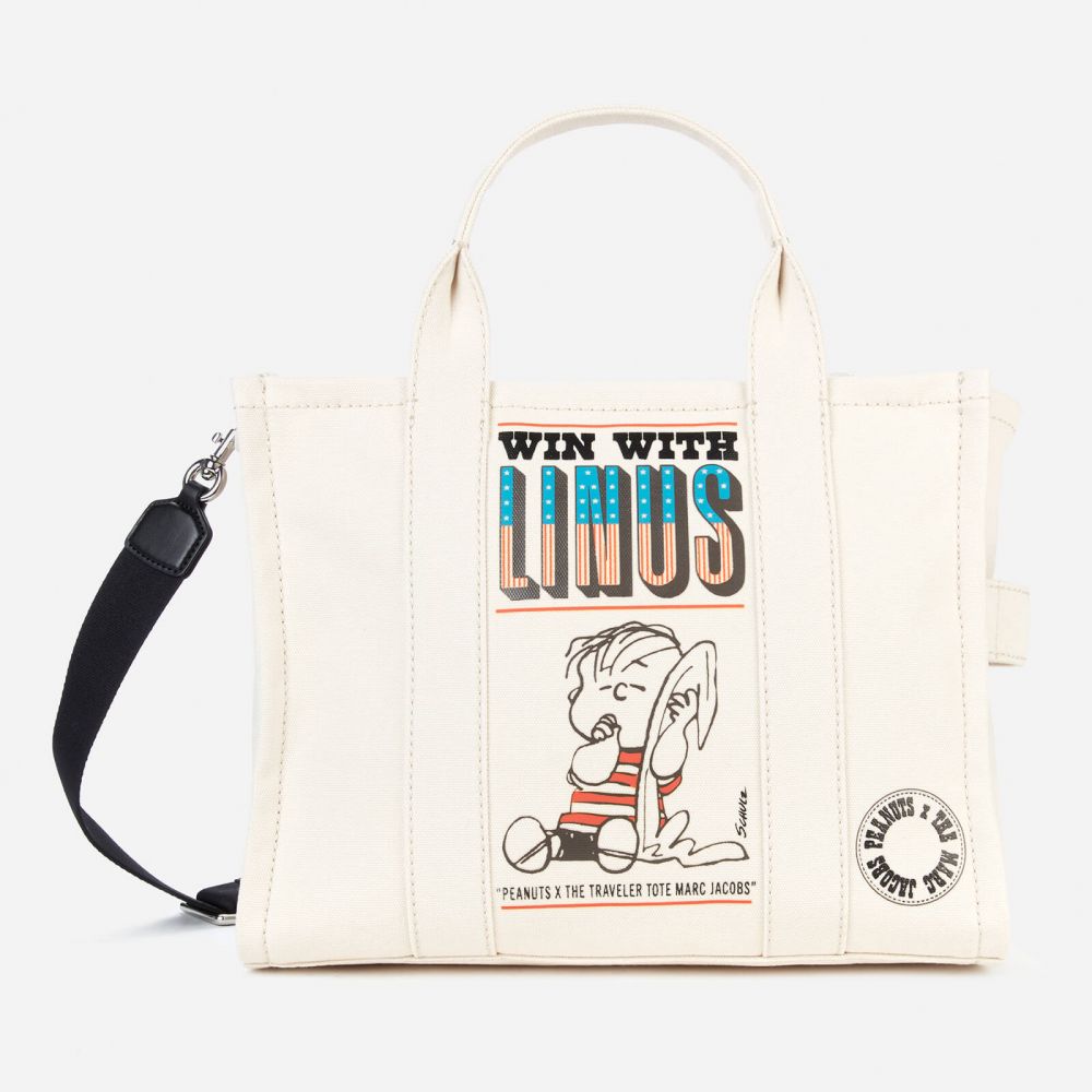 Marc Jacobs Women's The Tote Bag Peanuts Americana - White Multi 原價 £255 | 特價 £179（折合約港幣$1,928）