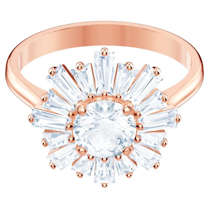 Sunshine 戒指, 白色, 鍍玫瑰金色調 - 原價 HK$ 1,090 | 優惠價 HK$ 926.50