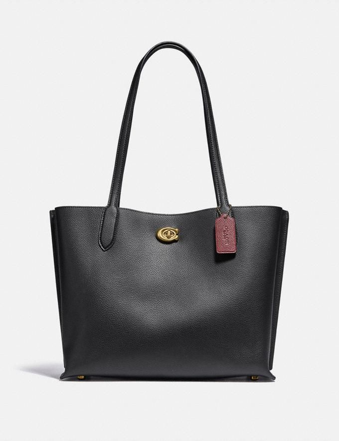 Coach Women's Willow Tote Bag – Black 原價 £295 | 香港官網價錢HK$ 3,500（折合約港幣$3,175）