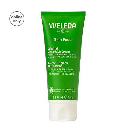 Step5：之後會進行保濕護膚程序，塗上保濕乳液及面膜。 Weleda Skin Food Original Ultra-Rich Cream US $18.99